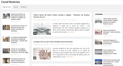 Desktop Screenshot of canalnoticias.com